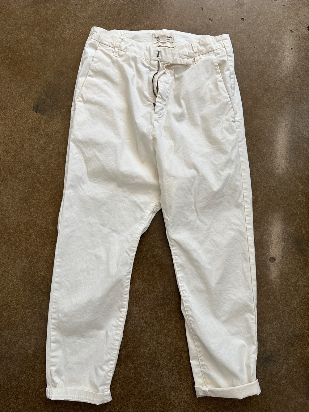 Nili Lotan Paris pants eggshell